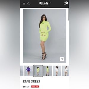 Milano do rouge dress